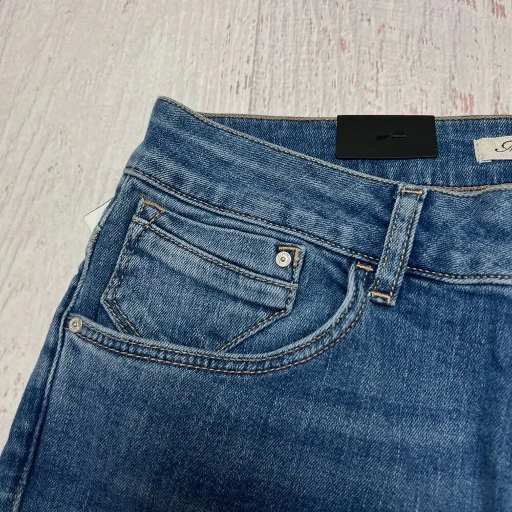 Mavi Tess High Rise Skinny Jeans Indigo Rhinestone Embellished Size 27 NWT